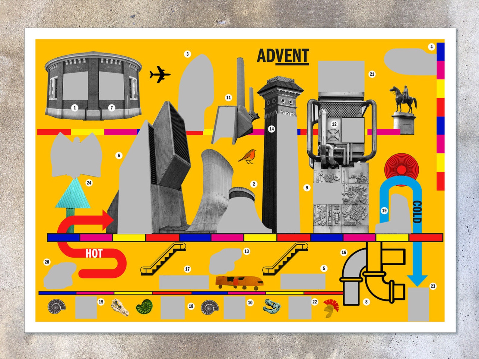 Advent calendar architecture vent London non-traditional Inventive Vents Our Hut